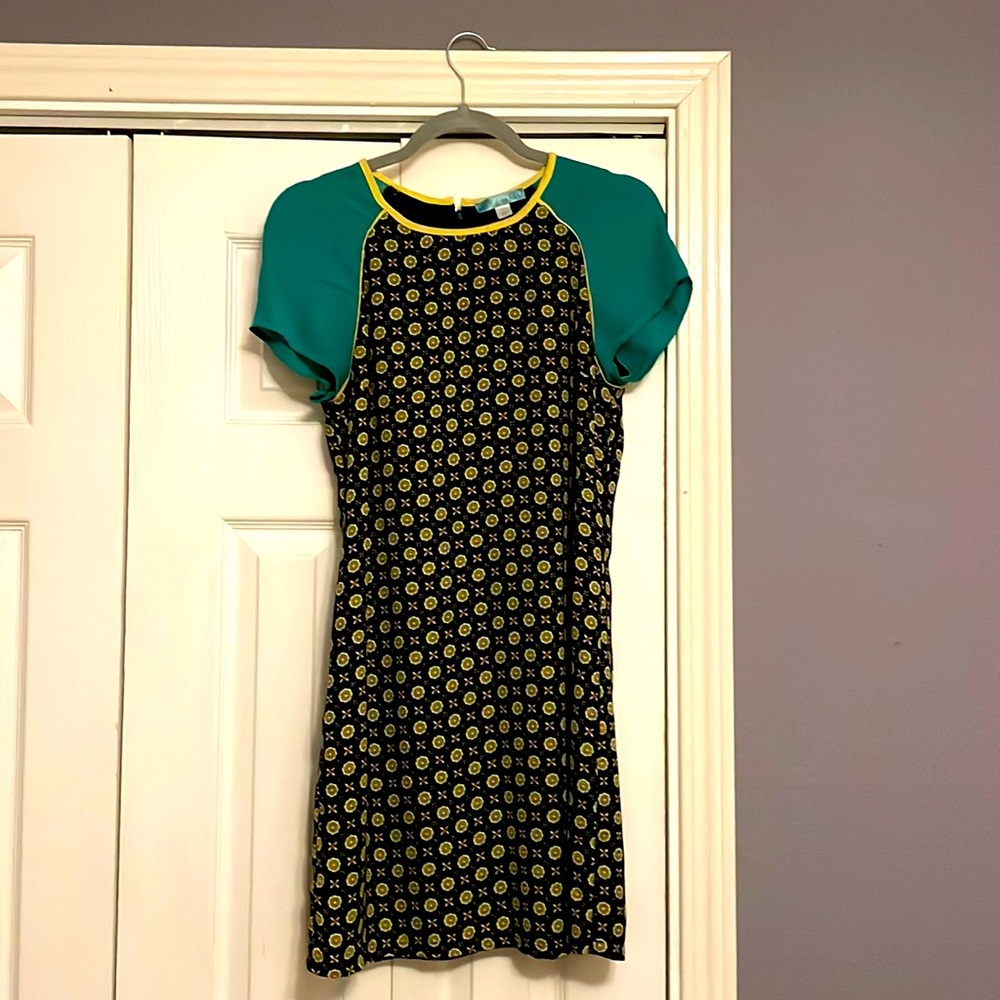 Pim and Larkin colorful patterned sheath dress